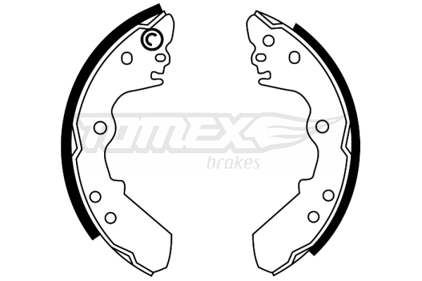 Sada brzdových čelistí TOMEX Brakes